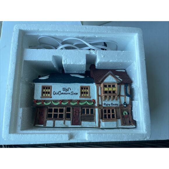 Dept 56 The Old Curiosity Shop Heritage Dickens Village Series 1987 Box & Light - Picture 2 of 11